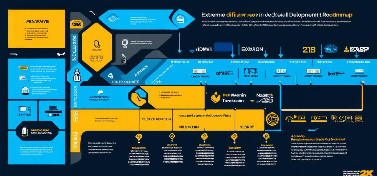 Creating a comprehensive roadmap for blockchain development